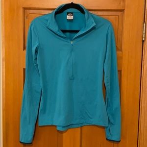 Women’s NikePro Dri-Fit 1/2 Zip - Teal